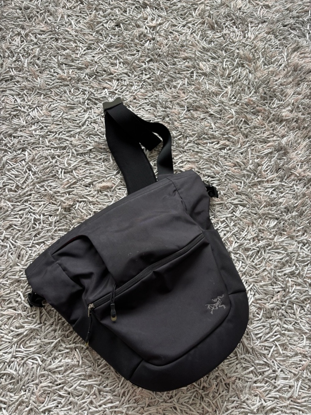 Arcteryx Mistral 8 Shoulder Side bag *Vintage* Black Authentic 2012 *RARE* - Picture 6 of 13